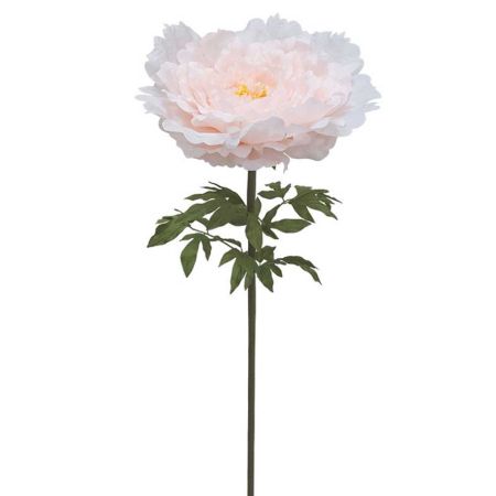 XL Διακοσμητικό συνθετικό λουλούδι Παιώνια Σομόν 50x150cm