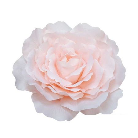 XL Διακοσμητικό άνθος τριαντάφυλλου Σομόν 55cm