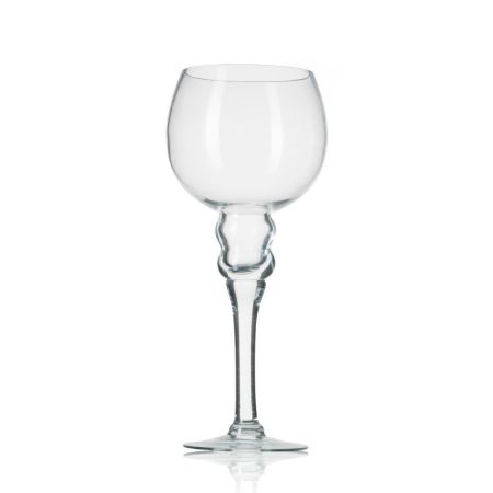Διακοσμητικό γυάλινο Bάζο - Ποτήρι Κρασιού Napolion 12,5x30,5cm