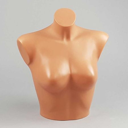 Γυναικείο μπούστο βιτρίνας κοντό για μπλούζες - εσώρουχα σε Χρώμα του δέρματος 52cm