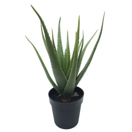 Decorative artificial Aloe vera plant in a pot 43x61cm