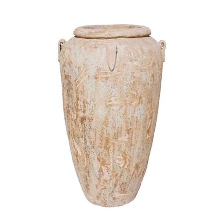Decorative Desert Brown Ceramic Jar Round (Heavy) 