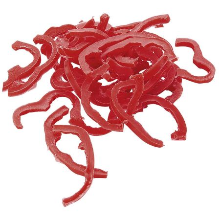 Συσκευασία 100gr Διακοσμητικά κομματάκια Κόκκινης πιπεριάς- απομίμηση 4-8cm