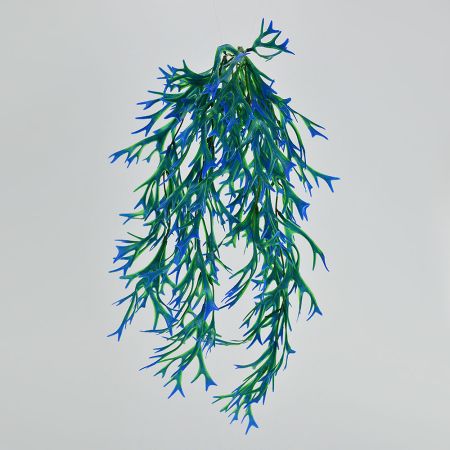 Διακοσμητική δέσμη με φύκια Πράσινη-Μπλε 63cm