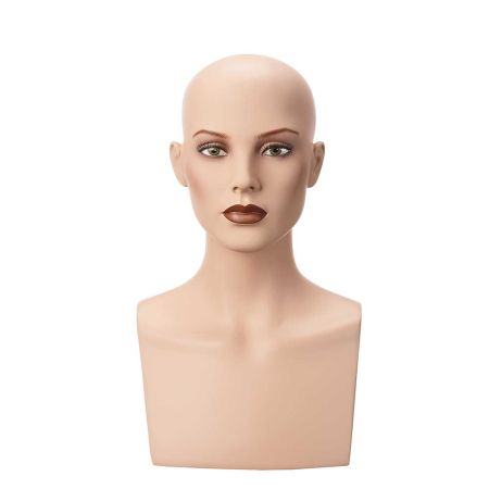 Κεφάλι - Μπούστο fiberglass Isabelle με Make-up για χρήση περούκας 45cm