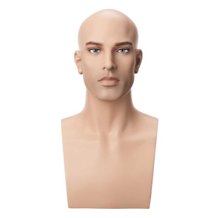 Ανδρικό Κεφάλι - Μπούστο fiberglass Vincent για χρήση περούκας 50cm