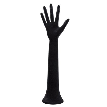 Xέρι Γυναικείο Bελούδινο Μαύρο 53cm