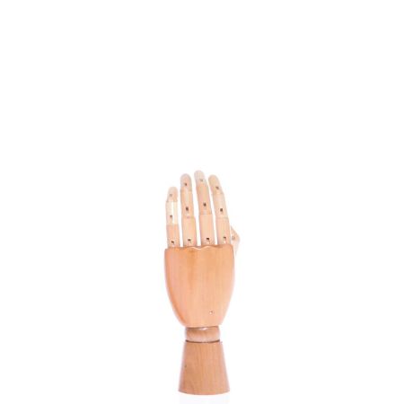 Διακοσμητικό ξύλινο χέρι μανεκέν για αξεσουάρ (Αριστερό) 25,5cm 