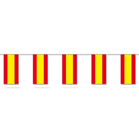 Decorative garland with paper flags-Spain-10m