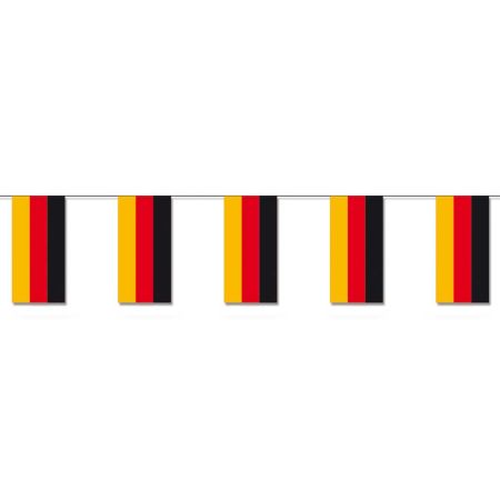 Decorative garland with paper flags-Germany-4m 