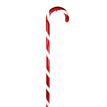 XXL Χριστουγεννιάτικο μπαστούνι - γλειφιτζούρι Κόκκινο - Λευκό 215cm