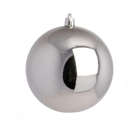 XL Διακοσμητική χριστουγεννιάτικη μπάλα Ασημί 25cm