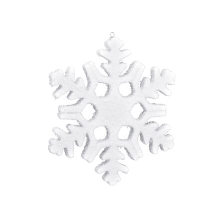 Κρεμαστή νιφάδα χιονιού Λευκή 30cm