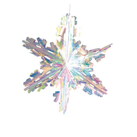 Christmas Iridescent snowflake 60cm