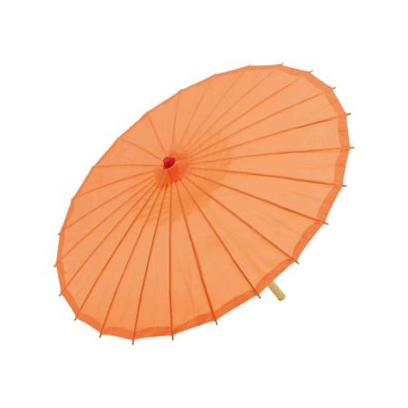 Διακοσμητική ομπρέλα υφασμάτινη Πορτοκαλί 80cm