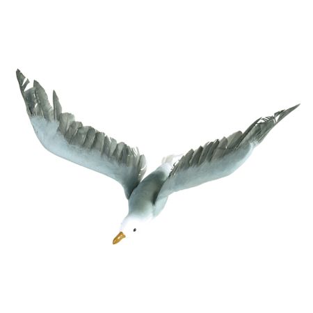 Διακοσμητικός γλάρος που πετάει Λευκό - Γαλάζιο 45x25cm