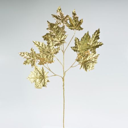 Τεχνητό κλαδί με φύλλα σφενδάμου Χρυσό 50x80cm