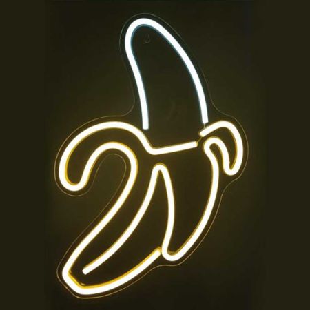 Φωτιζόμενη επιγραφή - μπανάνα LED neon flex IP20 32x47cm