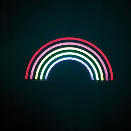 Φωτιζόμενη επιγραφή Ουράνιο Τόξο LED neon flex IP20 38x19cm