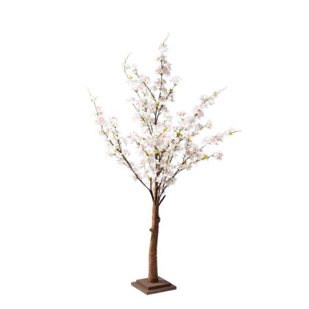 Τεχνητό δέντρο με Ροζ - Λευκά άνθη κερασιάς σε βάση 120cm
