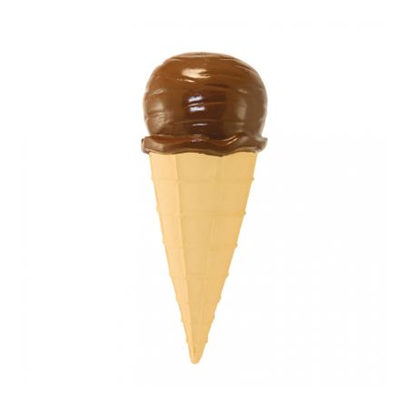 XL Διακοσμητικό κρεμαστό παγωτό χωνάκι Σοκολάτα 45x18cm