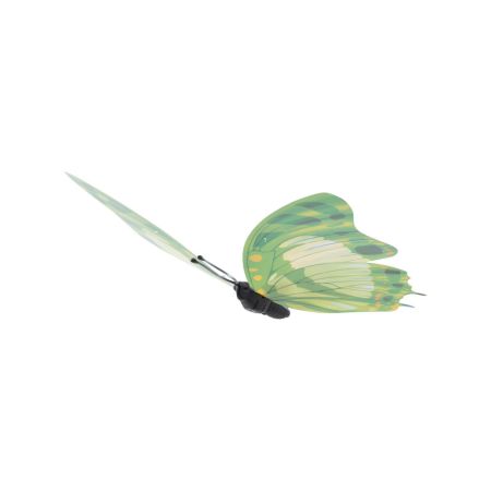 Διακοσμητική πεταλούδα PVC Πράσινη , 21x30 cm