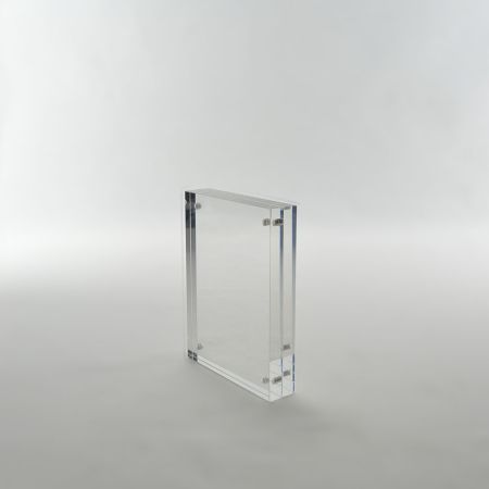 Σταντ εντύπων - τιμών Plexiglass με μαγνήτες 9cmx11.5cm