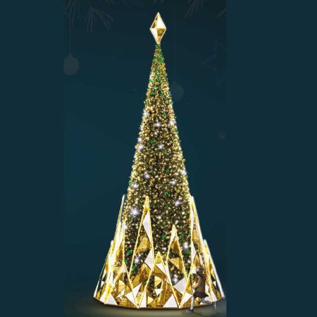 XL Χριστουγεννιάτικο δέντρο Giant Tree με LED και στολισμό 8,00m