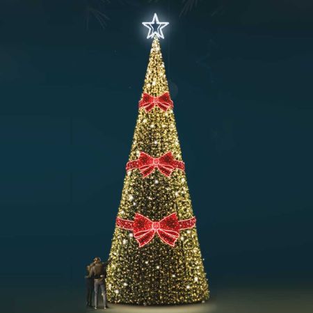 XL Χριστουγεννιάτικο δέντρο Giant Tree με LED και στολισμό 10,30m