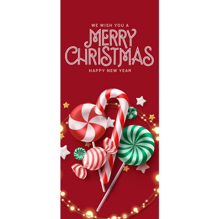Διακοσμητική Χριστουγεννιάτικη αφίσα - Merry Christmas 90x200cm