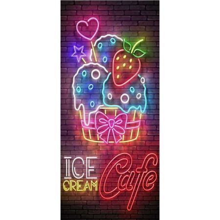 Διακοσμητική αφίσα με επιγραφές neon 90x200cm