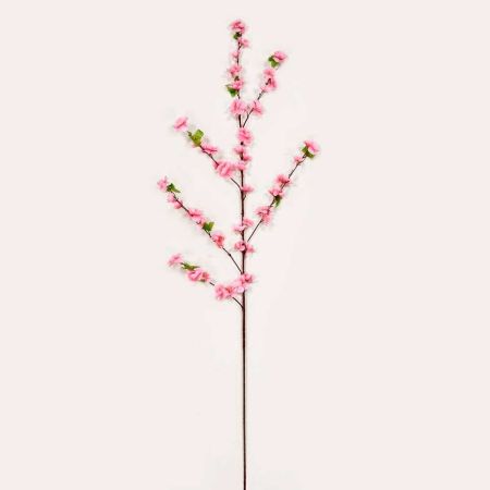 Διακοσμητικό κλαδί με άνθη Κερασιάς Ροζ 118cm