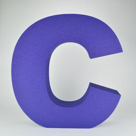 XL Διακοσμητικό γράμμα C Μπλε 60x57x10cm