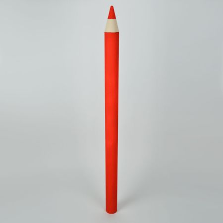 XL Διακοσμητική ξυλομπογιά Κόκκινη 118x6,5cm
