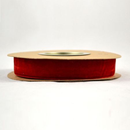 Κορδέλα-Βελούδο PRAGUE 6mmx18m, κόκκινο