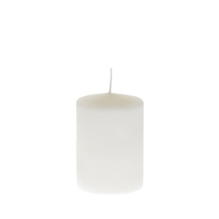 Διακοσμητικό κερί - κορμός Λευκό 7x10cm