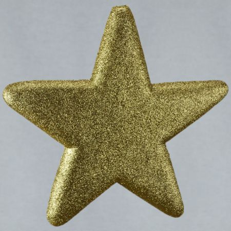Διακοσμητικό χριστουγεννιάτικο αστέρι, χρυσό, 50cm 