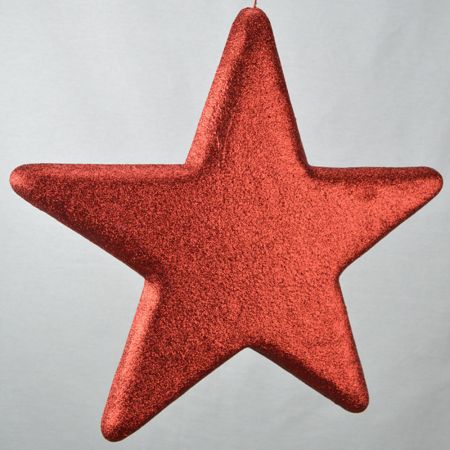 Διακοσμητικό χριστουγεννιάτικο αστέρι Κόκκινο, 50cm 