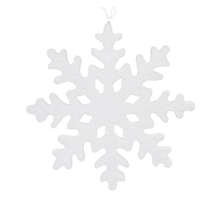 Κρεμαστή νιφάδα χιονιού Λευκή 40cm