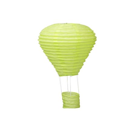 Διακοσμητικό κρεμαστό αερόστατο Πράσινο ανοιχτό, 40cm