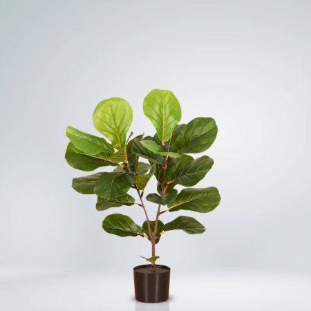 Διακοσμητικό τεχνητό φυτό Φίκος Λυράτα σε γλάστρα 90cm