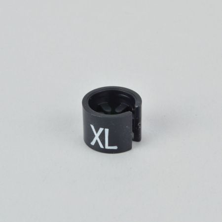 XL Σετ 100τχ Νουμεροδείκτες mini με Σήμανση XL για κρεμάστρες Μαύρο - Λευκό τύπωμα