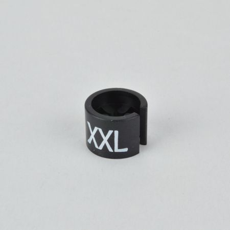 XXL Σετ 100τχ Νουμεροδείκτες mini με Σήμανση XXL για κρεμάστρες Μαύρο - Λευκό τύπωμα