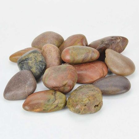 Συσκευασία 1kg φυσικές πέτρες ποταμού 3-5cm