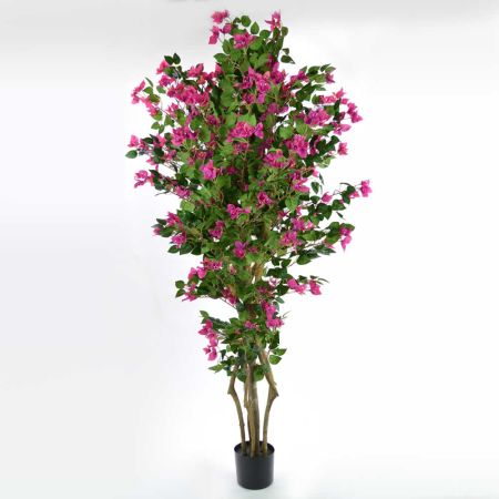 Τεχνητό φυτό Βουκαμβίλια με Φούξια άνθη σε γλάστρα 180cm