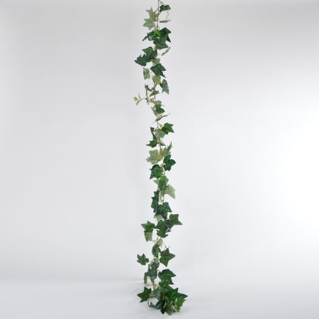Διακοσμητική τεχνητή γιρλάντα Κισσός Πράσινη 185cm