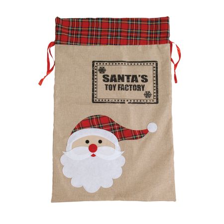 Christmas pouch with Santa Claus design 46x71cm 