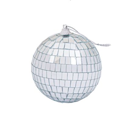 Διακοσμητική Disco μπάλα Ασημί 8cm