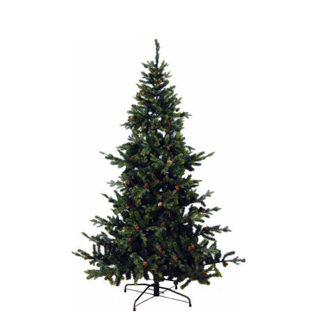  Χριστουγεννιάτικο δέντρο - PVC PE με κουκουνάρια 230cm