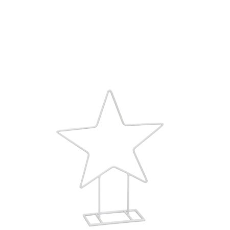 Διακοσμητικό αστέρι με βάση Λευκό 36,5cm